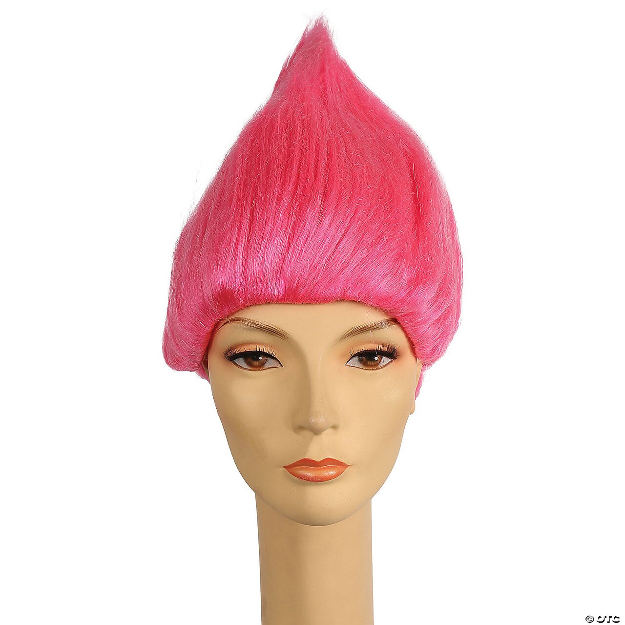 The Costume Center Hot Pink Troll Wig Unisex Adult Halloween Costume Accessory